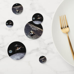 Confettis Mission historique Apollo 11 Moon 50e anniversaire