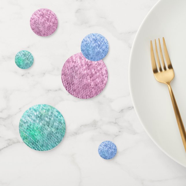 Confettis Mix d'échelle de sirène ID531 (Groupe)