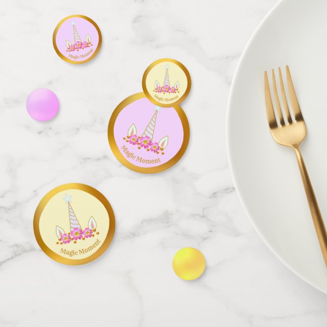 Confettis Moment magique Unicorne (Groupe)