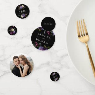 Confettis Moody Gothic Floral Mariage