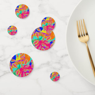 Confettis motif de couleur abstrait