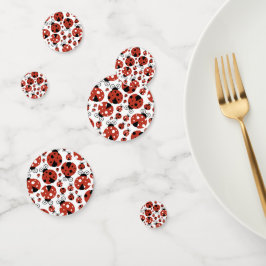 Confettis Motif De Ladybugs, Mignons Ladybugs, Red Ladybugs