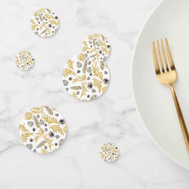 Confettis Motif de Noël, Pine Snow 5 (Groupe)