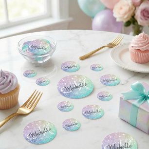 Confettis Paillettes Bokeh Élégant Glamour