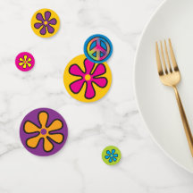 Paix hippie super et puissance des fleurs