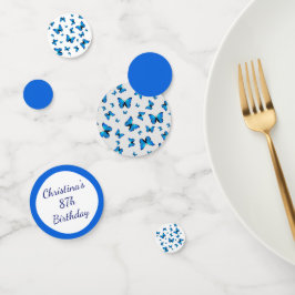 Confettis Papillons bleus