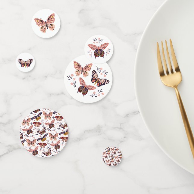 Confettis Papillons Mignons (Groupe)
