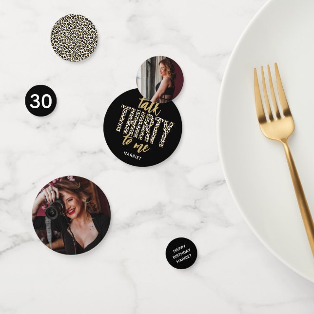 Confettis Parle-moi TRENTE ! Fête du 30e anniversaire (Groupe)
