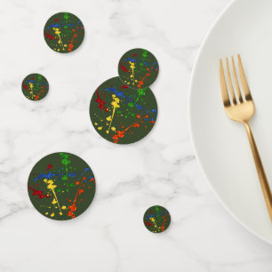 Confettis Parties scintillant Paintball Party Paint Splatter
