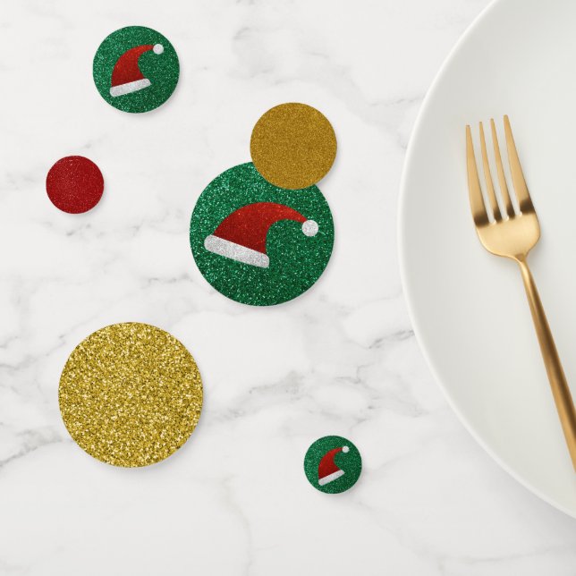 Confettis Parties scintillant Santa Hat (Groupe)