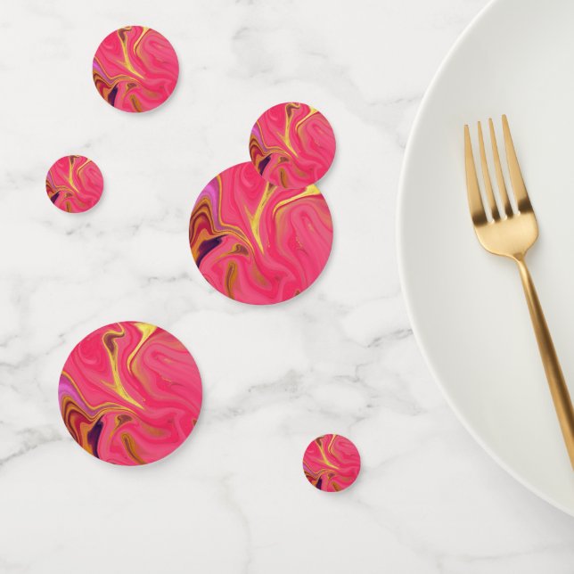 Confettis pattern abstract pink (Groupe)