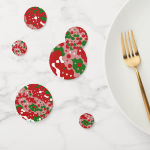 Confettis Patters de Groovy Funky Mod Retro Christmas