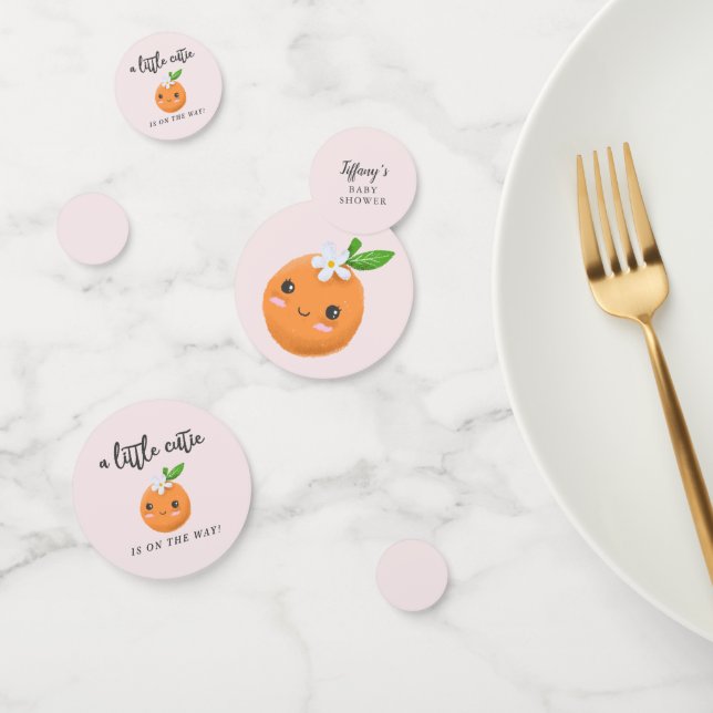 Confettis Petit Baby shower fille Cutie (Groupe)