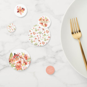Confettis Petite coccinelle Baby Shower Floral de printemp