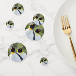 Confettis Photo de pingouins roi Fiers