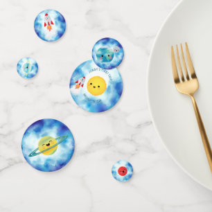 Confettis Planètes spatiales extra-spatiales Rockship Annive