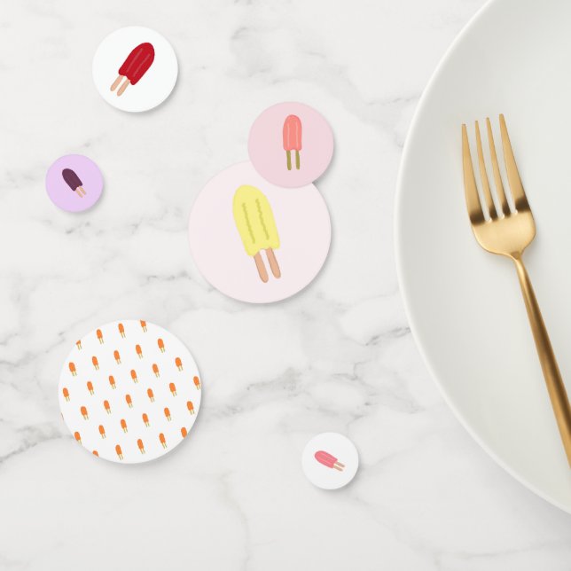 Confettis Popsicles de fruits (Groupe)