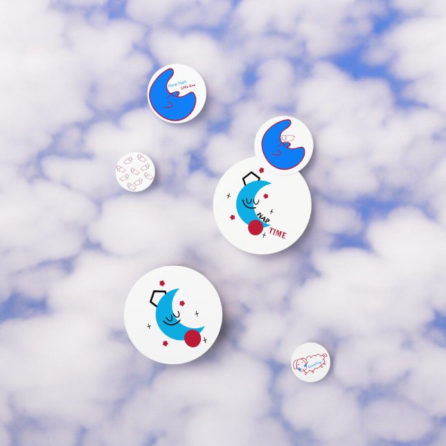 Confettis pour table demi-lune (half blue moon party confetti,kids birthday party,baby shower,graduation,night party, throw fun)