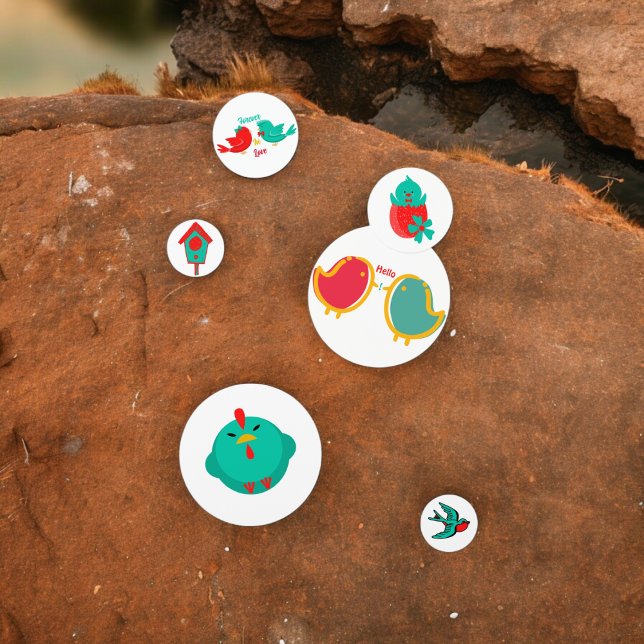 Confettis pour table d'oiseaux (Big baby,couple birds party confetti,kids birthday party,baby shower,graduation,night party confetti)