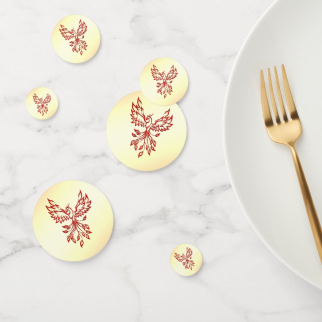 Confettis Red Phoenix Rises (Groupe)