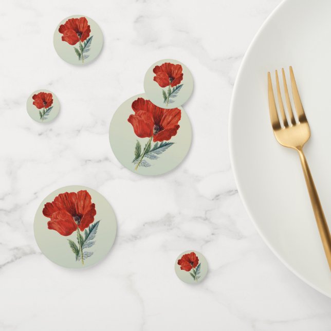 Confettis Red Poppy (Groupe)