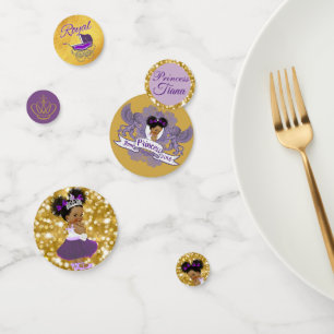 Confettis Royal African Princess Fancy Purple  Parties scint