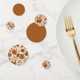 Confettis Rustique Terracotta Maple Feuille Mariage d'automn