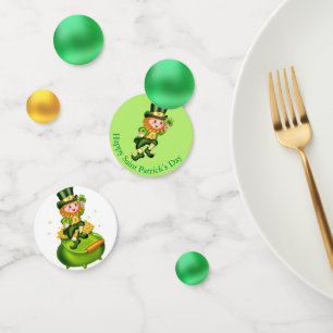 Confettis Saint Patrick's Day Leprechaun Elf & Pot of Gold