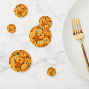 Confettis Saison d'automne Halloween Citrouille Motif