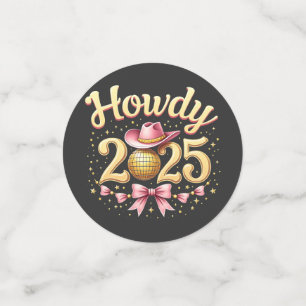 Confettis Salut 2025 Nouvel An Cowboy Western