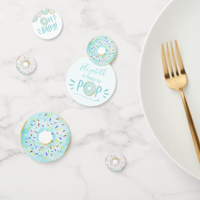 Confettis Saupoudrer bébé Donut (Groupe)