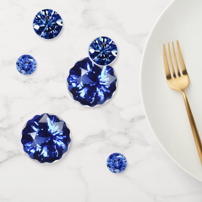 Confettis Septembre Birthstone Sapphire Table (Groupe)
