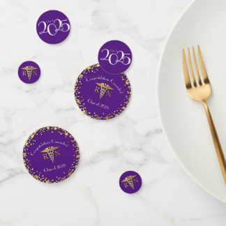 Confettis Soins infirmiers École de Graduation Party Purple 