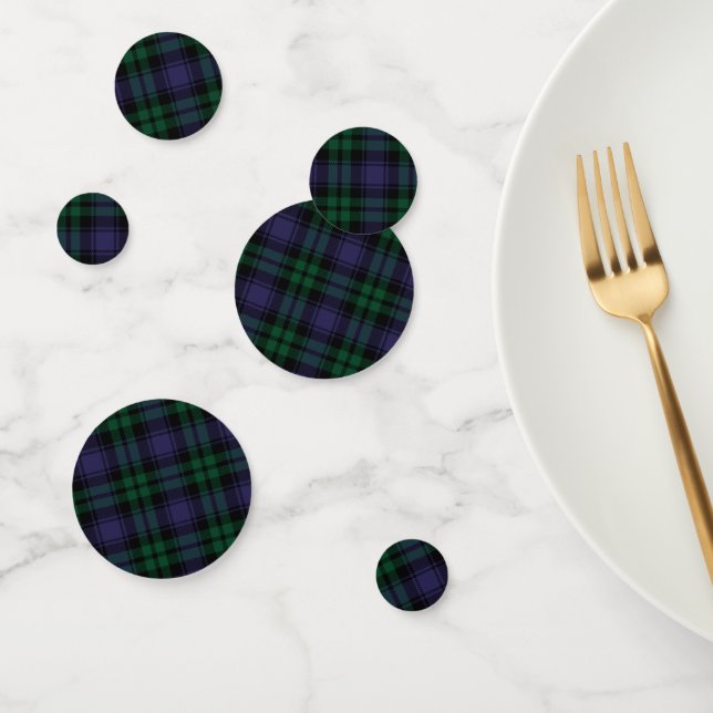 Confettis Tartan Black Watch, Plaid (Groupe)
