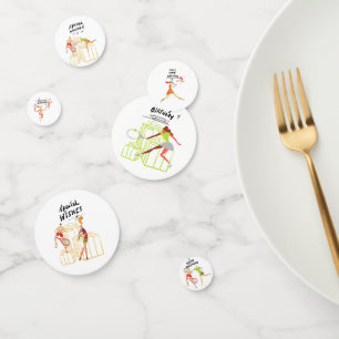 Confettis Tennis Anniversaire souhaits pour le joueur de ten