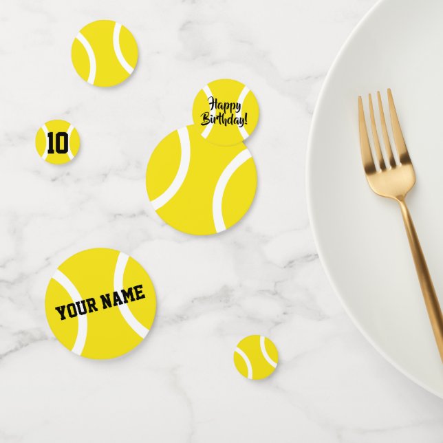 Confettis Tennis sur mesure pour les enfants Fournitures de  (Groupe)