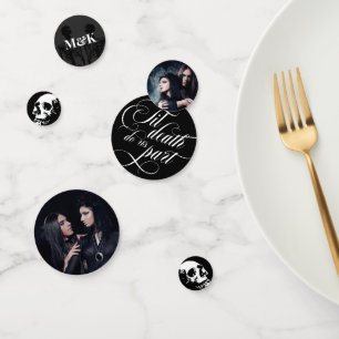 Confettis Til Death Do Us Part Skull Photos Goth Mariage