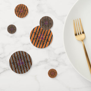 Confettis Toiles d'araignées fantaisie pour Halloween