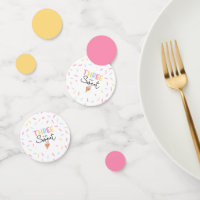 Trois est tellement sucré crème glacée 3e fête d'a