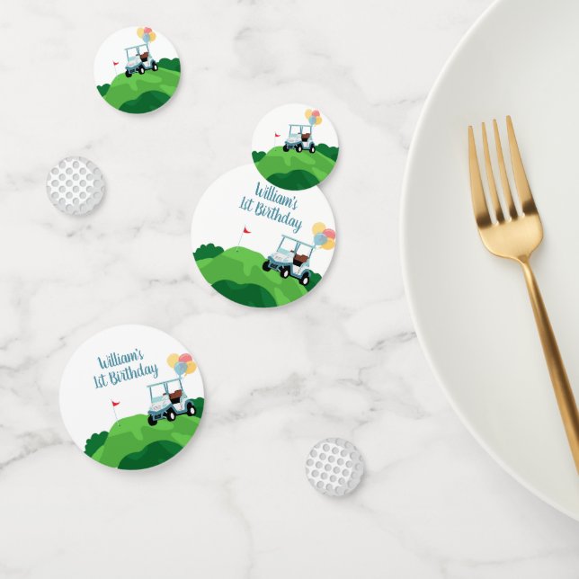 Confettis Trou En Un Parcours De Golf 1Er Anniversaire (Groupe)