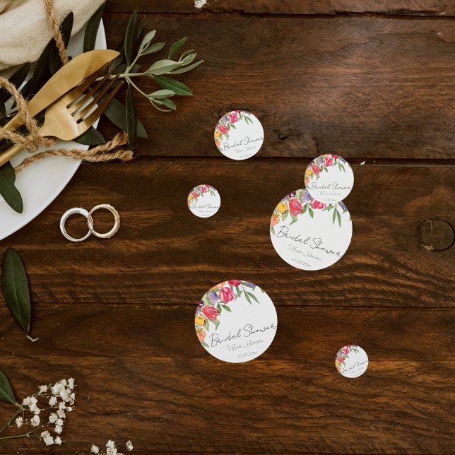 Confettis Tulipes Mariage Joyeux et Lumineux (Créateur téléchargé)