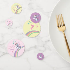 Confettis Unicorn Magique fête d'anniversaire