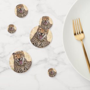 Confettis Yawning Cheetah