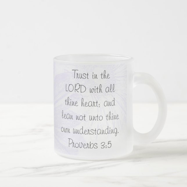 Confiance dans la tasse givrée par SEIGNEUR (Droit)