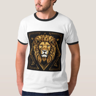 Confiance rugissante : Le T-shirt imprimé Lion