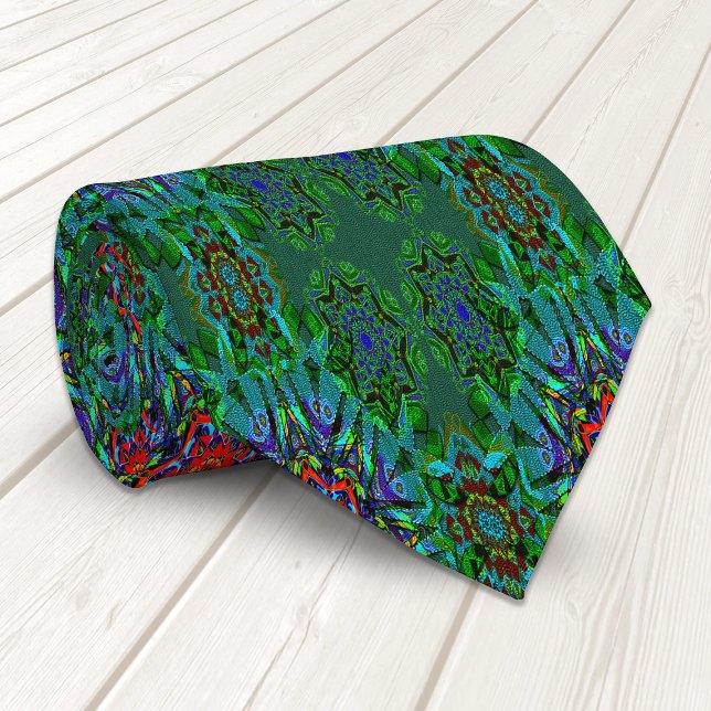 Confianza Textur Mandala Muster Krawatte (Von Creator hochgeladen)