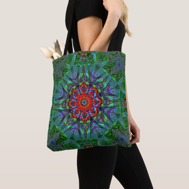 Confianza Textur Mandala Muster Tasche (Von Nahem)