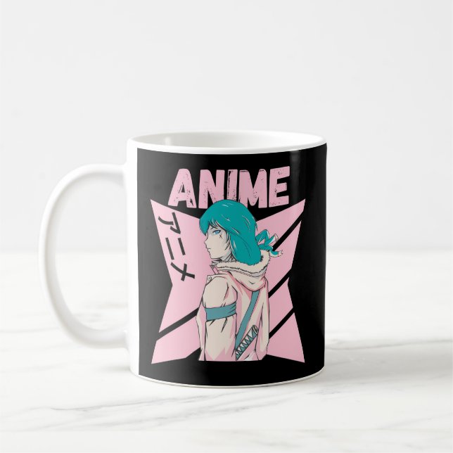 Confident Anime - Kanji Anime Kaffeetasse (Links)