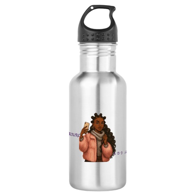CONFIDENT BOSS CHIC bottle Edelstahlflasche (Vorderseite)