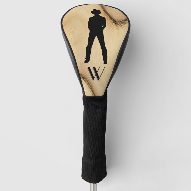 Confident Cowboy Golf Headcover (Vorderseite)